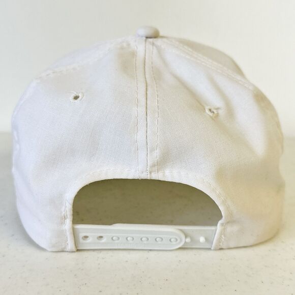 Vintage Ducks Unlimited Hat White‎ Rope Snapback Cap DU Double Duck Heads - Picture 3 of 7